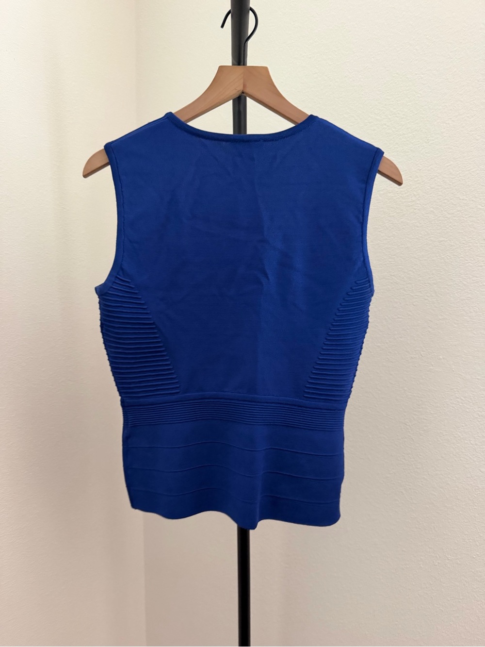 Cache Royal Blue Ribbed Square-Neck Tank - Picture 4 of 4